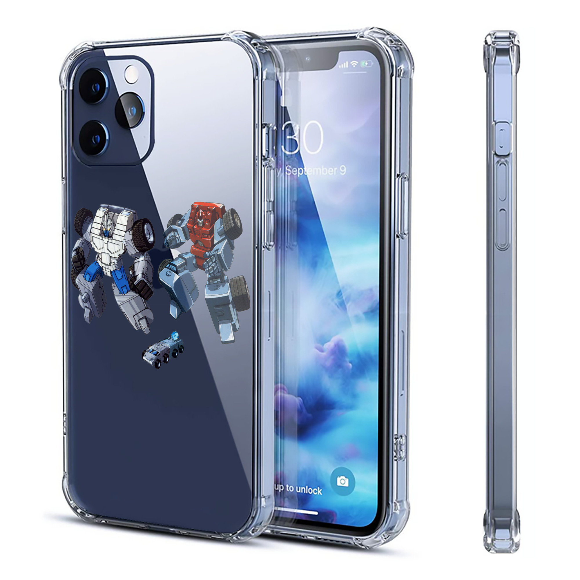 （画像用）  【iPhone 12シリーズ対応】透明スマホケース（クリアソフトケース）